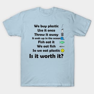 Plastic: Is It Worth It? T-Shirt